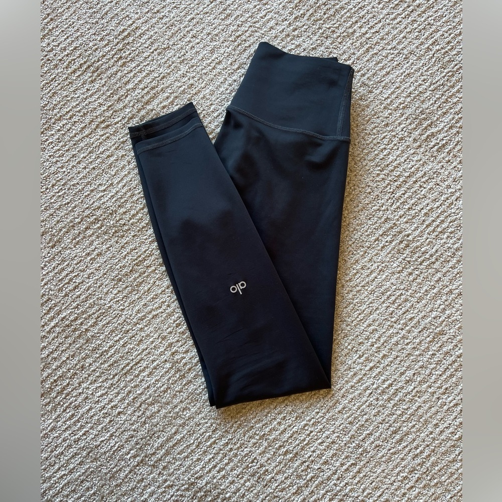 Alo Yoga High Waist Airlift 7/8 Leggings - Graphite